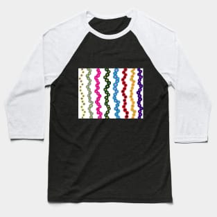 A Bunch Of Rainbow Caterpillars Baseball T-Shirt